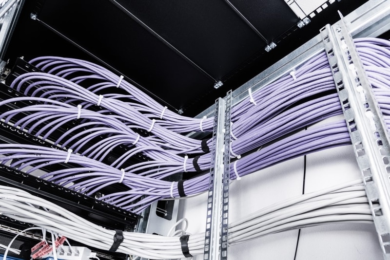 Managed IT Services - Moving offices and cabling.